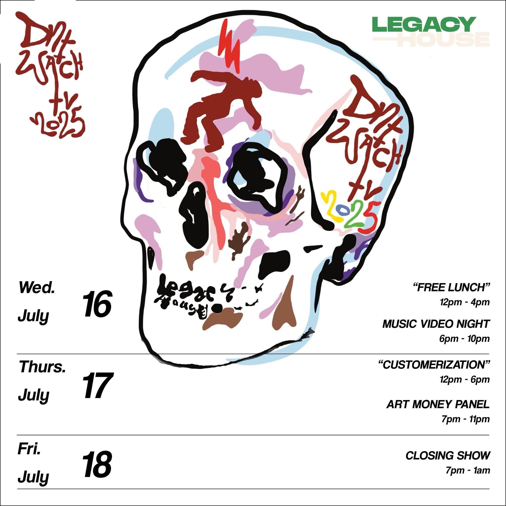 DNTWATCHTV "Anti Gallery" White Shirt