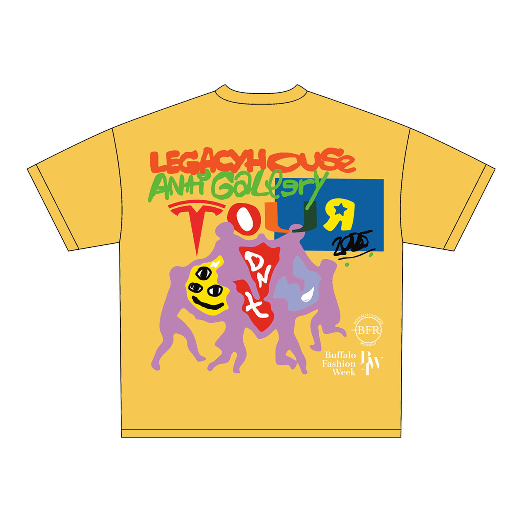 DNTWATCHTV "Anti Gallery" Yellow Shirt