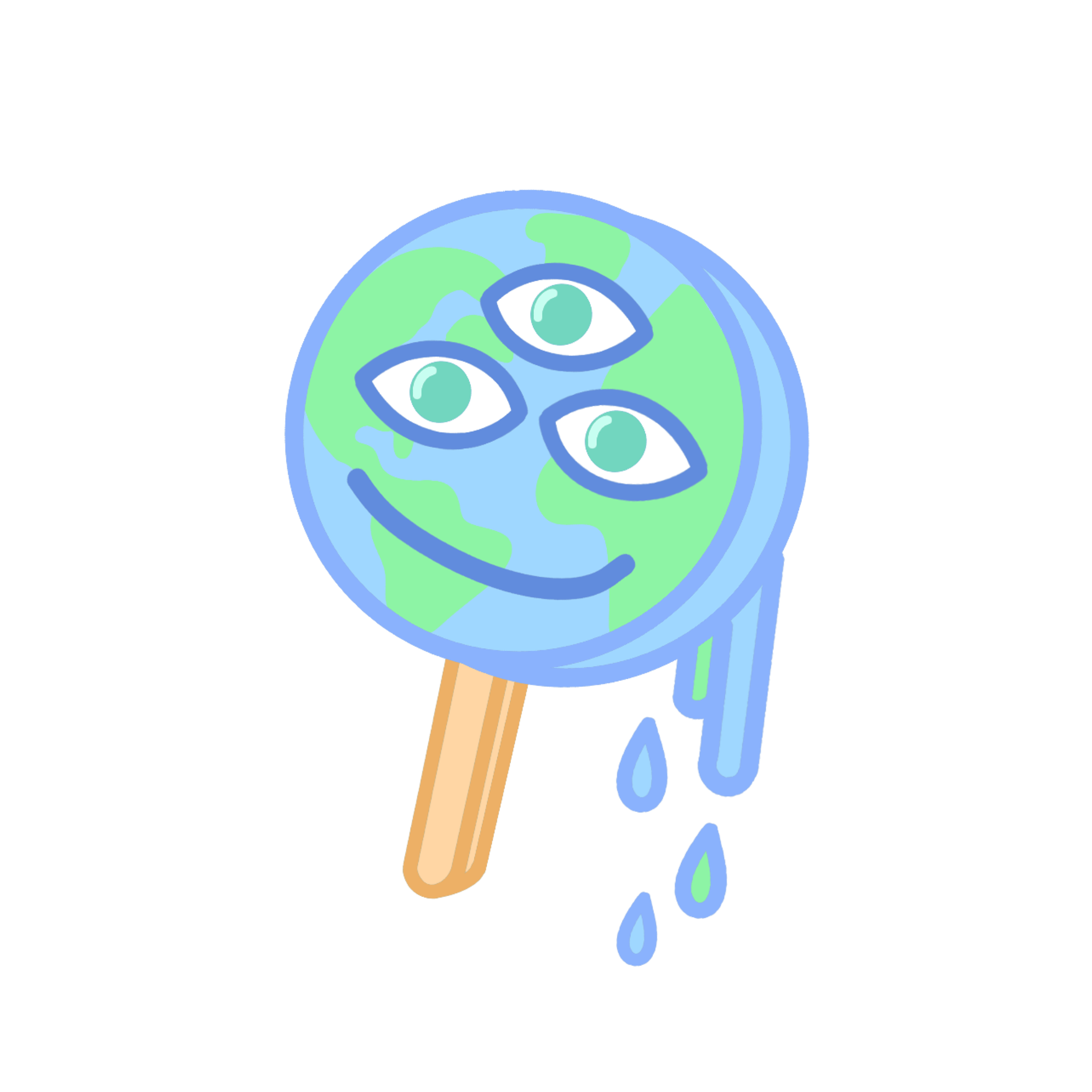 DISHIN® Melt Sticker Pack