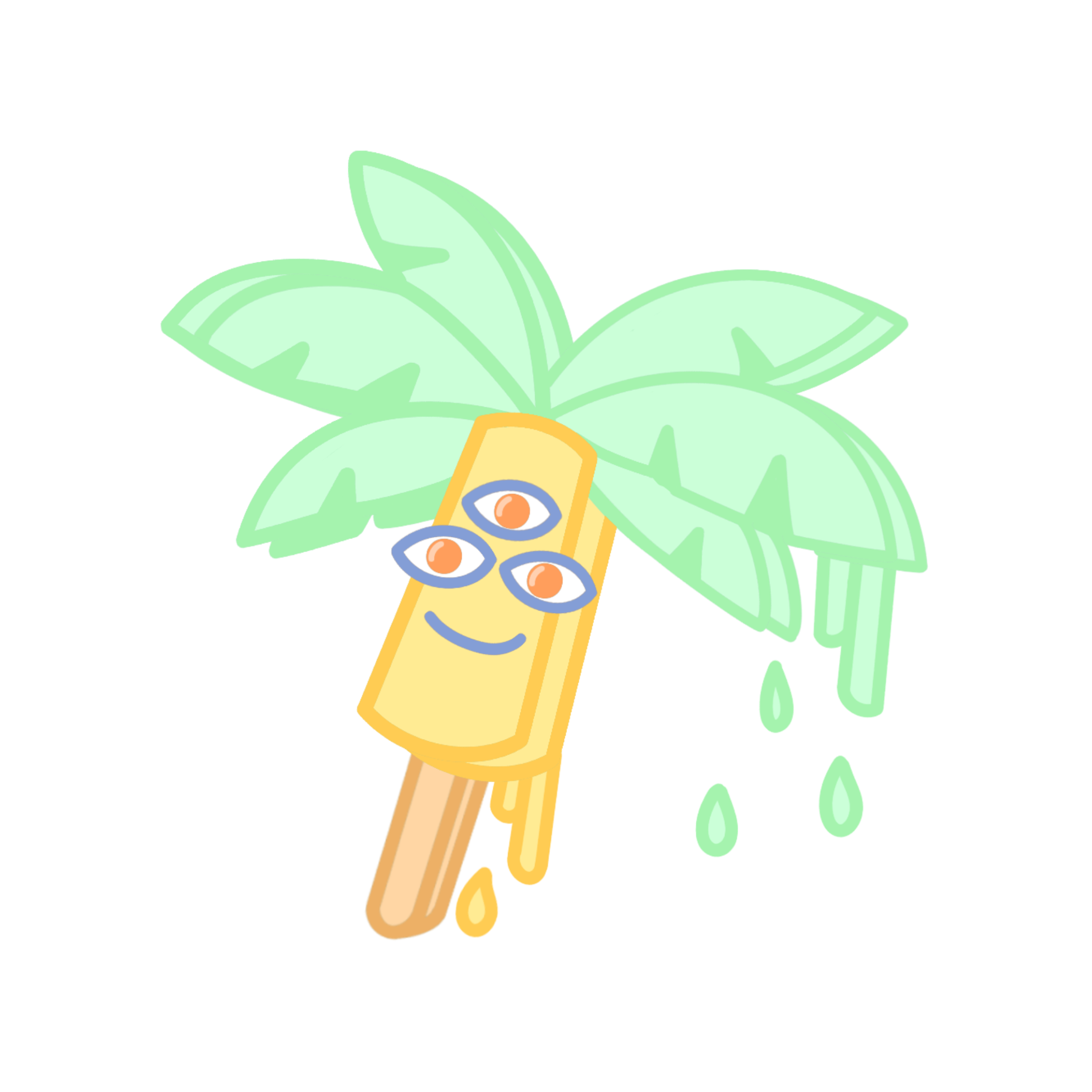 DISHIN® Melt Sticker Pack