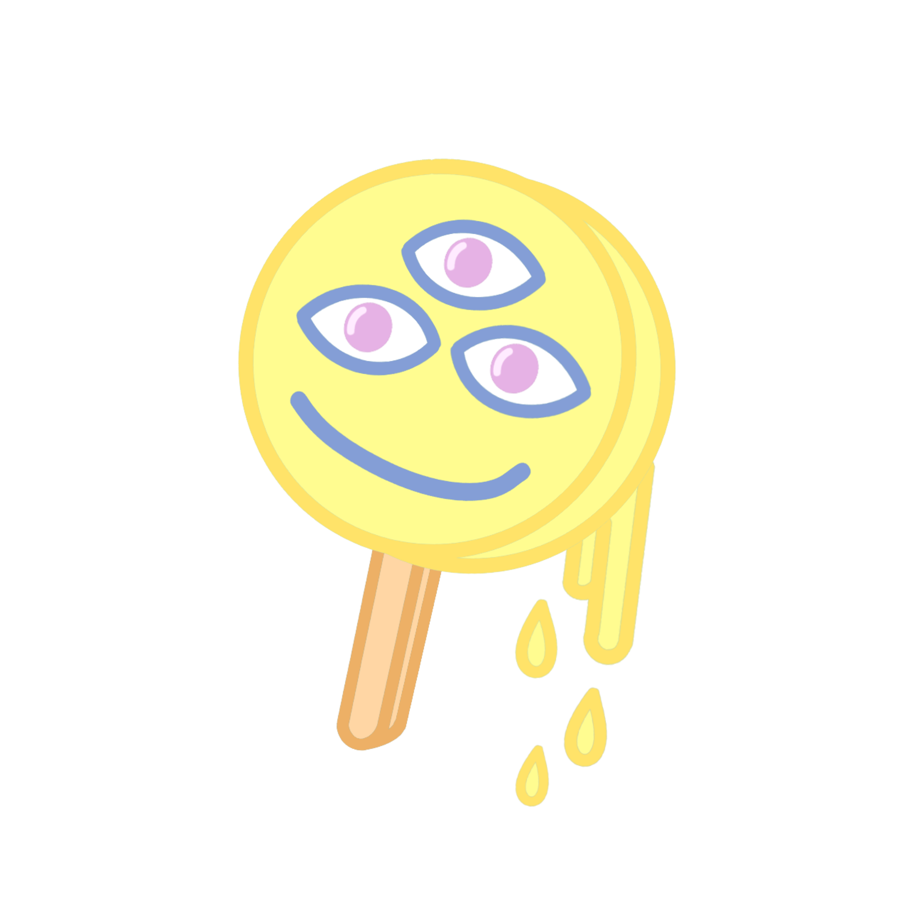 DISHIN® Melt Sticker Pack