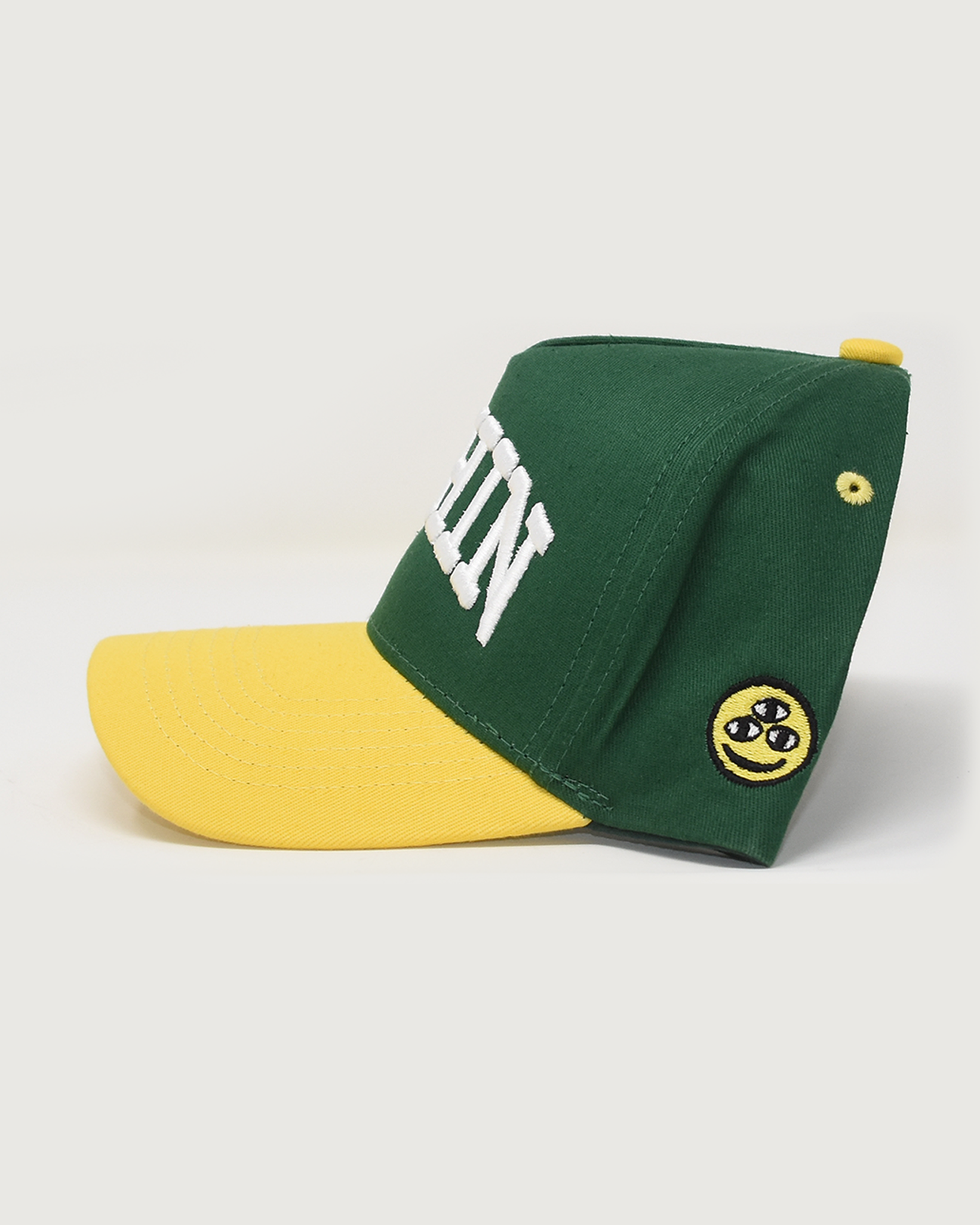Dishin Hat (Green/Yellow)